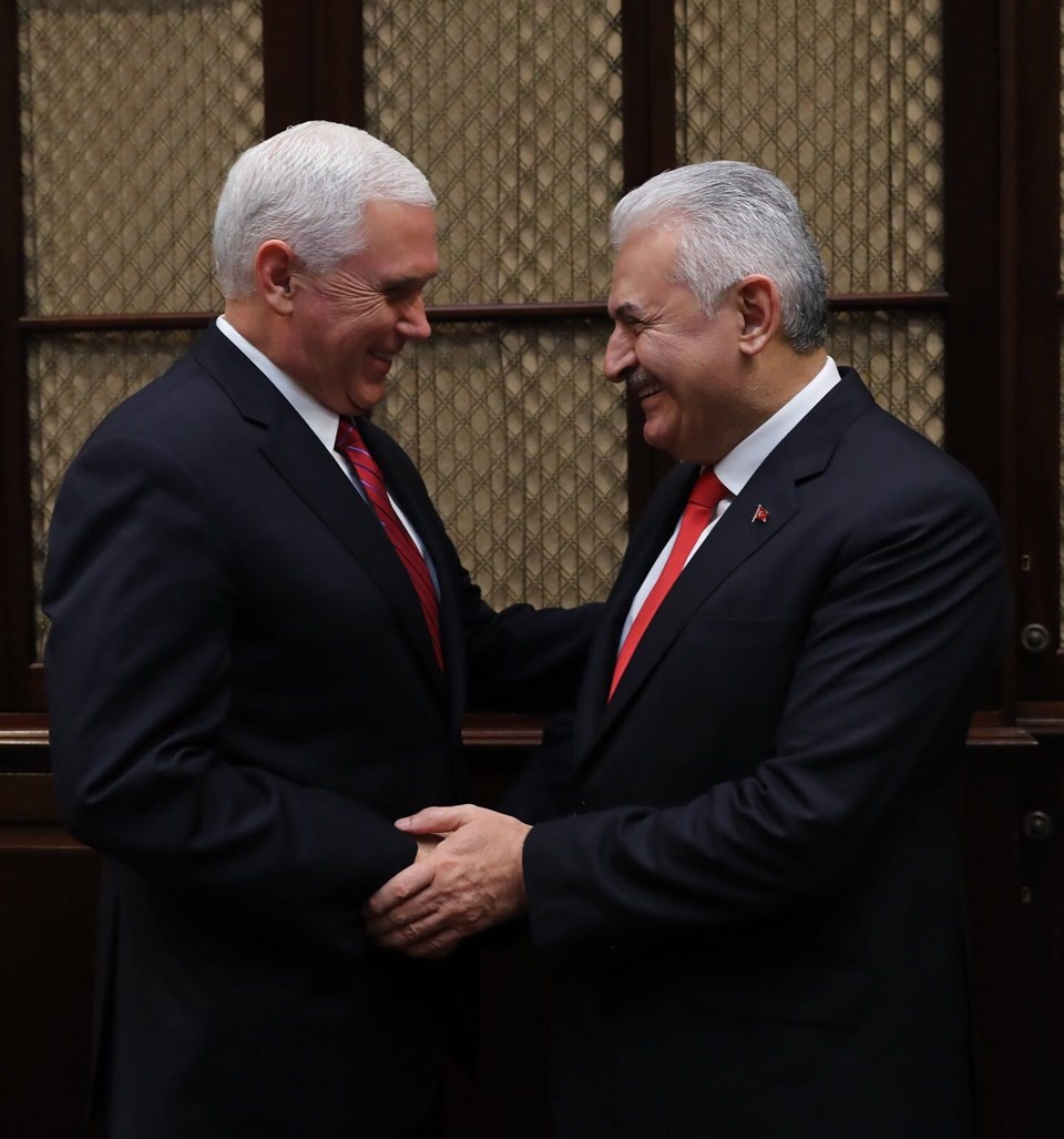 Li Qesra SipÃ® hevdÃ®tina Binali YÄ±ldÄ±rÄ±m Ã» Mike Pence